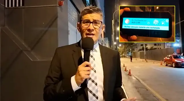 El periodista deportivo lanzó fuertes comentarios a uno de sus seguidores en plena transmisión.