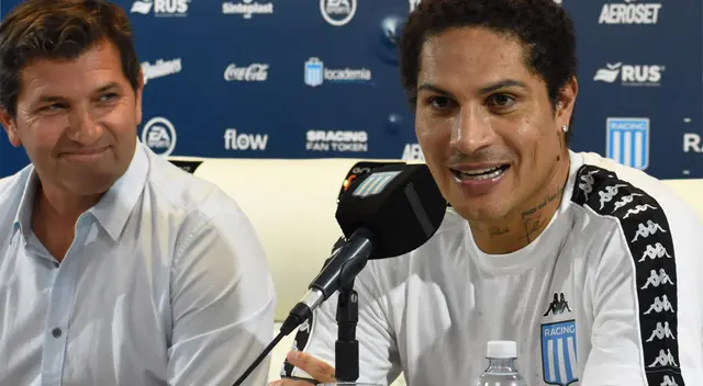Paolo Guerrero y la promesa que volvió locos a los hinchas de Racing. Paolo Guerrero y la promesa que volvió locos a los hinchas de Racing.