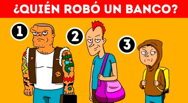 ¿Quién ROBÓ un banco? Este acertijo fue resuelto por personas BRILLANTES ¿Quién ROBÓ un banco? Este acertijo fue resuelto por personas BRILLANTES