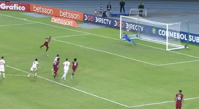 Venezuela derrotó a Chile por 1-0.
