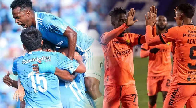 Este futbolista destacó en Sporting Cristal, pero hoy se encuentra en Barcelona SC. Foto: Cristal / Barcelona SC / Composición Líbero