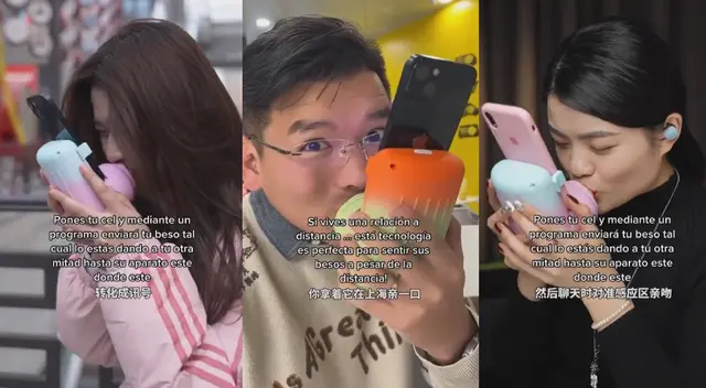 Sofisticado programa asegura que permite a las parejas sentir la textura de los labios de tu pareja. ¿Te animarías a intentarlo?