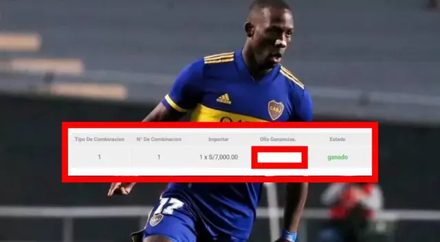 Apuesta por Boca Juniors y se lleva increíble ganancia solo con 7000 soles