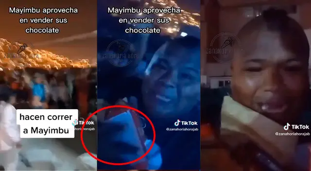 El cómico recibió a sus fans, sin imaginar que estos querían quitarle sus chocolates. El cómico recibió a sus fans, sin imaginar que estos querían quitarle sus chocolates.