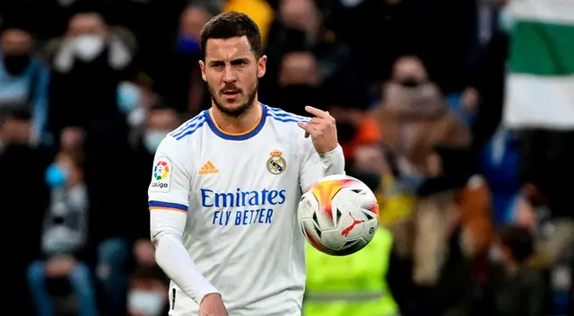 Eden Hazard no tiene minutos con Real Madrid en esta temporada