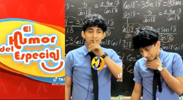 Este maestro se llama Luis Laveriano y es todo un fenómeno viral en TikTok.