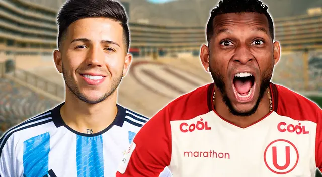 Enzo Fernández enfrentó a Universitario en un importante duelo por la Copa Libertadores en el 2021. Foto: Universitario / Selección Argentina / Composición Líbero