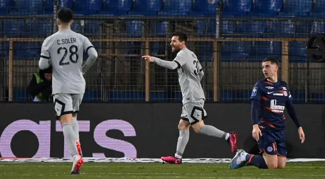 PSG venció a Montpellier con golazo de Messi