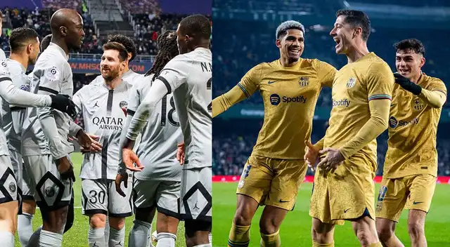 Barcelona y PSG sumaron puntos de visita