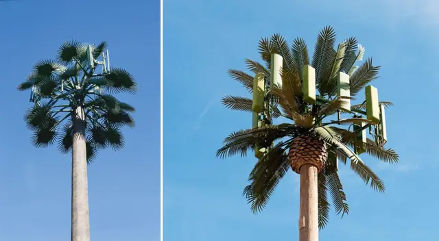 En diferentes ciudades, se puede apreciar esta especie de 'camuflaje' para los servicios de telecomunicaciones. ¿A qué se debe?