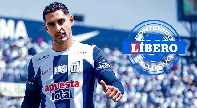 Pablo Sabbag con la camiseta de Alianza Lima Pablo Sabbag con la camiseta de Alianza Lima