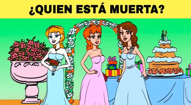 Acertijo visual: ¿Qué persona está muerta? Soluciona este misterio Acertijo visual: ¿Qué persona está muerta? Soluciona este misterio