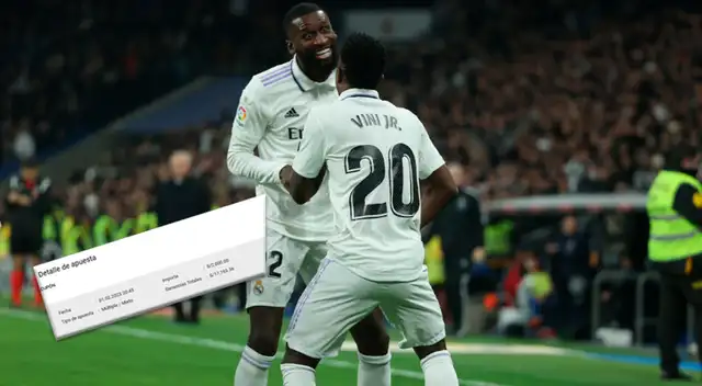 Apostó su sueldo de enero al triunfo de Real Madrid y se llevó casi 20 mil soles Apostó su sueldo de enero al triunfo de Real Madrid y se llevó casi 20 mil soles