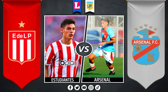 Arsenal vs. Estudiantes de La Plata por Liga Profesional Argentina