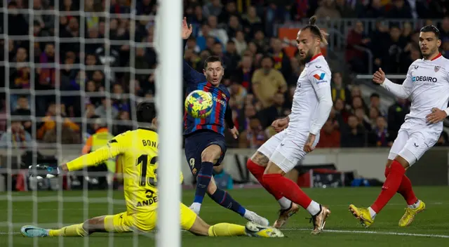 Barcelona vs Sevilla vienen jugando por LaLiga