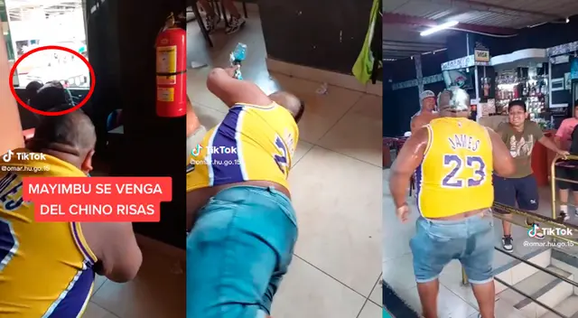 El cómico jugó a la 'guerrita' con Chino Risas y escena se hizo viral en TikTok. El cómico jugó a la 'guerrita' con Chino Risas y escena se hizo viral en TikTok.