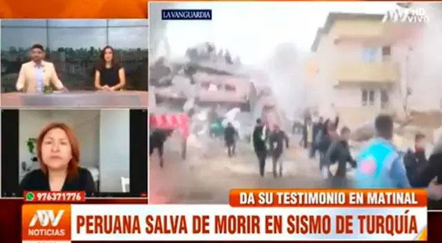 Pese a no vivir en la ciudad del epicentro, la peruana mostró su preocupación por el terremoto. Pese a no vivir en la ciudad del epicentro, la peruana mostró su preocupación por el terremoto.