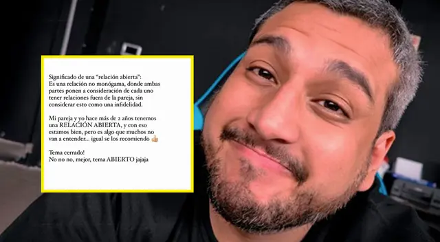 El cómico de Hablando Huevad*s se pronunció a través de sus redes sociales, sobre su vida sentimental.