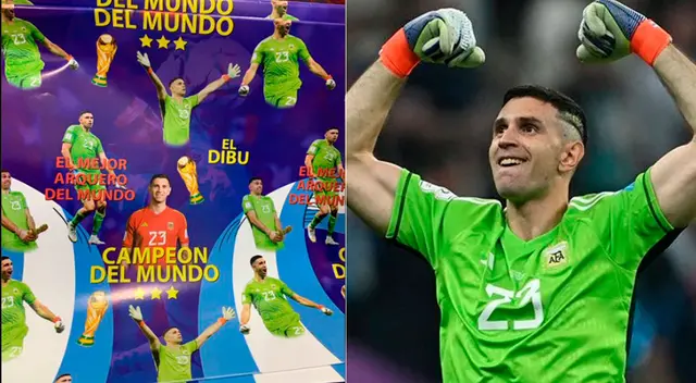 Dibu es protagonista en los cuadernos de escolares y causa furor en redes sociales Dibu es protagonista en los cuadernos de escolares y causa furor en redes sociales