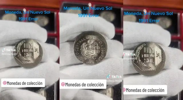 Monedas con fallas de fábrica tiene una alta cotización en el mundo de la numismática.