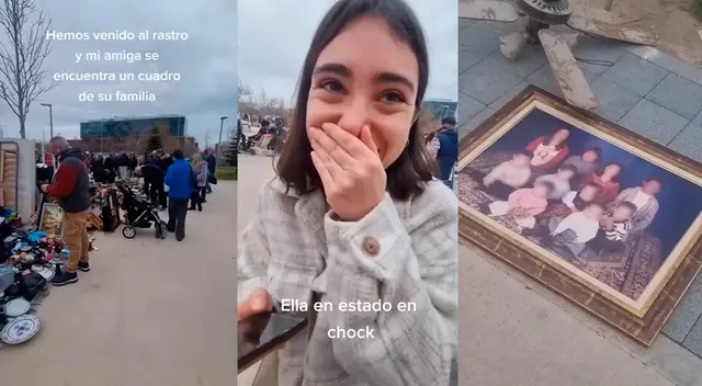 La joven quedó en shock al ver que su foto era vendida como objeto de segunda. La joven quedó en shock al ver que su foto era vendida como objeto de segunda.