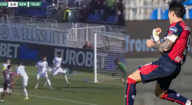 Gianluca Lapadula anotó en el triunfo del Cagliari ante Benevento por la Serie B de Italia