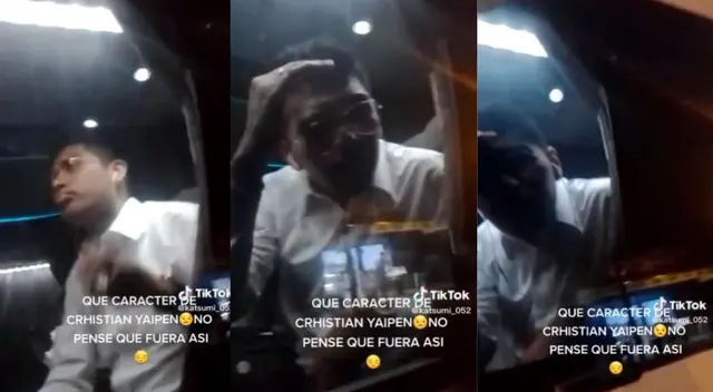 Christian Yaipen es viral por cerrar la cortina del bus ante saludo de fans.