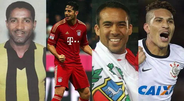 Juan Joya, Claudio Pizarro, Martín Hidalgo, Paolo Guerrero