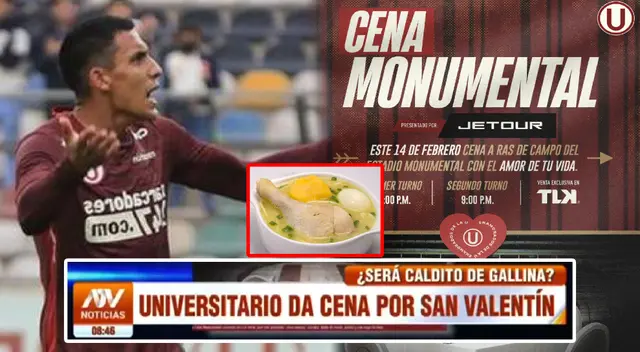 Periodistas se disculparon tras indicar que servirán caldo de gallina en la cena Monumental. Periodistas se disculparon tras indicar que servirán caldo de gallina en la cena Monumental.