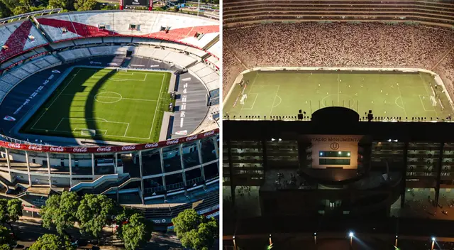 El estadio de Universitario cede su título a River. El estadio de Universitario cede su título a River.