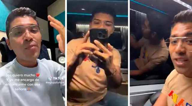 El cantante se subió a su bus para demostrar que todo fue un malentendido.