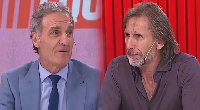 Ricardo Gareca pasó un momento incomoda por culpa de Ruggeri Ricardo Gareca pasó un momento incomoda por culpa de Ruggeri