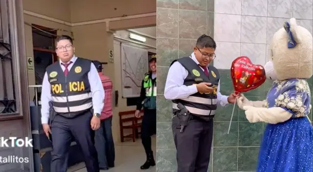 Fueron al lugar donde trabajaba y una 'Osita' lo sorprendió con el detalle que le envió su pareja. Fueron al lugar donde trabajaba y una 'Osita' lo sorprendió con el detalle que le envió su pareja.