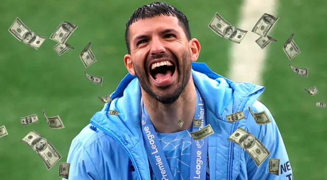 Sergio Agüero ganó importante suma de dinero en solo 90 minutos