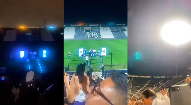 Alianza probó por primera vez la nueva iluminación de Matute - VIDEO