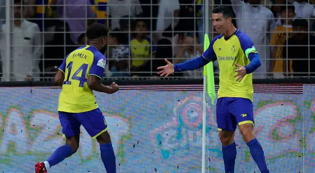 Cristiano Ronaldo presente en una nueva victoria de Al Nassr