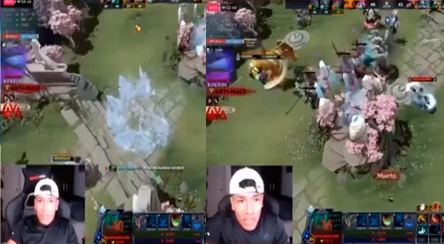 El streamer no podía creer que había perdido y amenazó a su 'amigo' por perder tanto dinero.