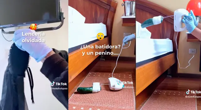 Miles quedaron impactados al ver los objetos que dejaron las parejas en dicho hotel.