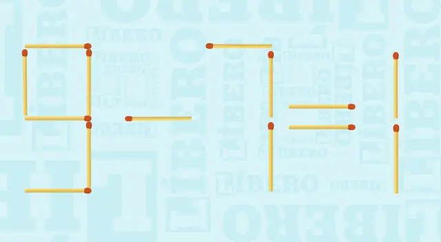 A simple vista, la ecuación es totalmente erróneo y tendrás que corregirlo con solo dos movimientos. A simple vista, la ecuación es totalmente erróneo y tendrás que corregirlo con solo dos movimientos.