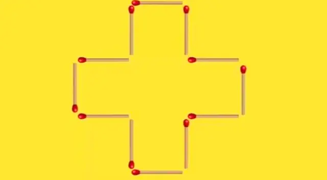 Analiza este acertijo visual y descubre cuáles son los 3 cerillos que debes mover en corto tiempo.