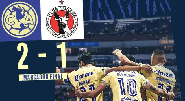 Entérate aquí de como finalizó el partido entre América y Xolos de Tijuana por la Liga MX.