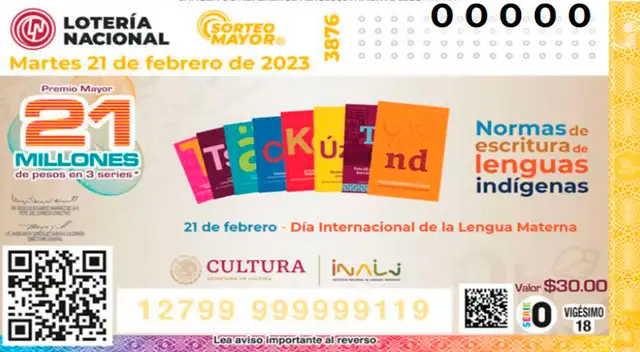 Entérate sobre los números ganadores de la nueva edición del Sorteo Mayor.