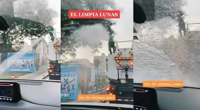 TikTok: Auto es 'lavado' por camión de riego y miles quedan en 'shock' al ver el hecho TikTok: Auto es 'lavado' por camión de riego y miles quedan en 'shock' al ver el hecho