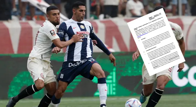 Alianza Lima presentó denuncia ante la FPF.