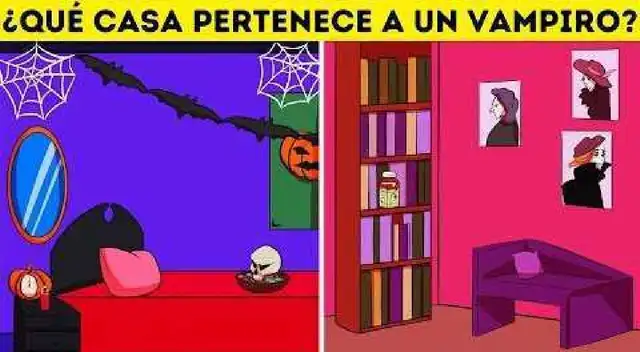 Acertijo: ¿Cuál de las casas es de un vampiro real?
