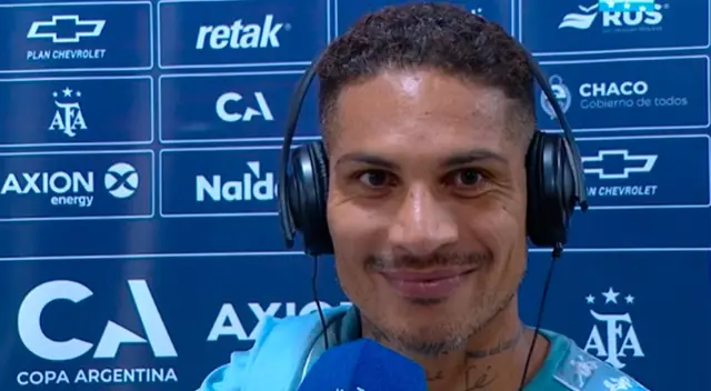 Paolo Guerrero habló tras su primer gol con Racing