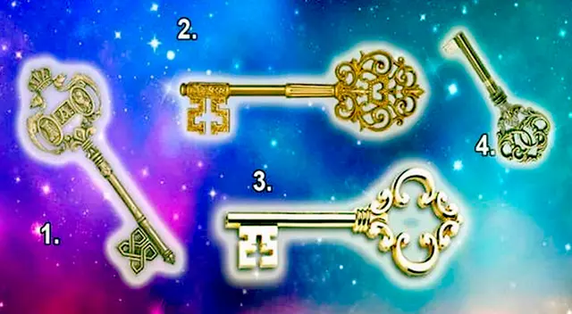 Escoge la llave que prefieras y conoce más detalles sobre tu personalidad en segundos.