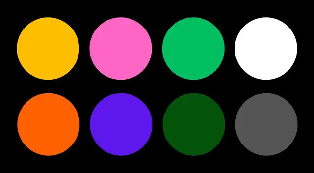 Concéntrate en el color que más llame tu atención y sorpréndete con el significado. Concéntrate en el color que más llame tu atención y sorpréndete con el significado.