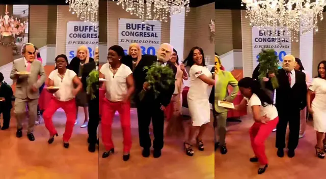 Jorge Benavides prepara parodia de congresistas y el buffet de 80 soles Jorge Benavides prepara parodia de congresistas y el buffet de 80 soles