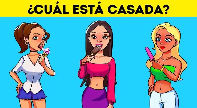 ¿Quién de ellas sí está casada? Detéctala en 7 segundos